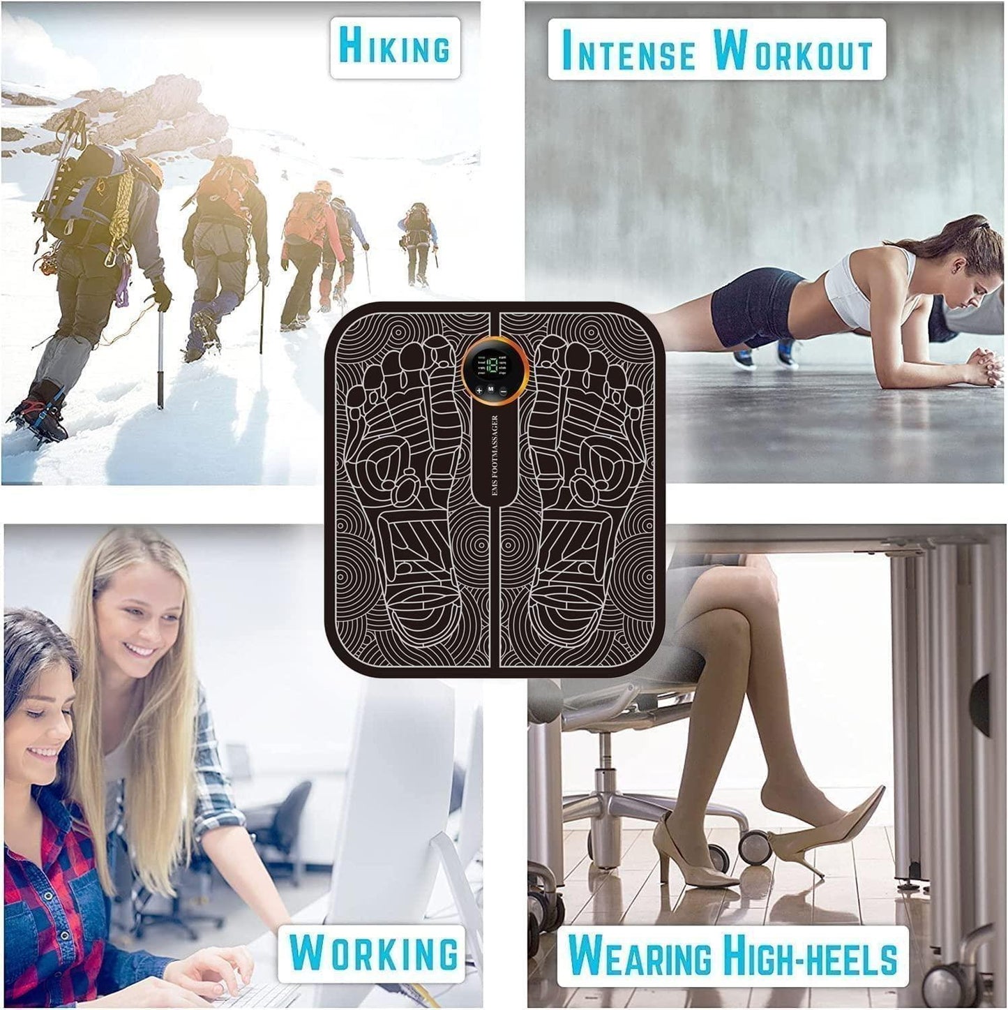 Zenvex PulseSoothe EMS Foot Massager